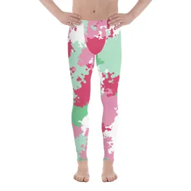 Abrosexual Pride Men's Leggings Yoga Pants in Camo