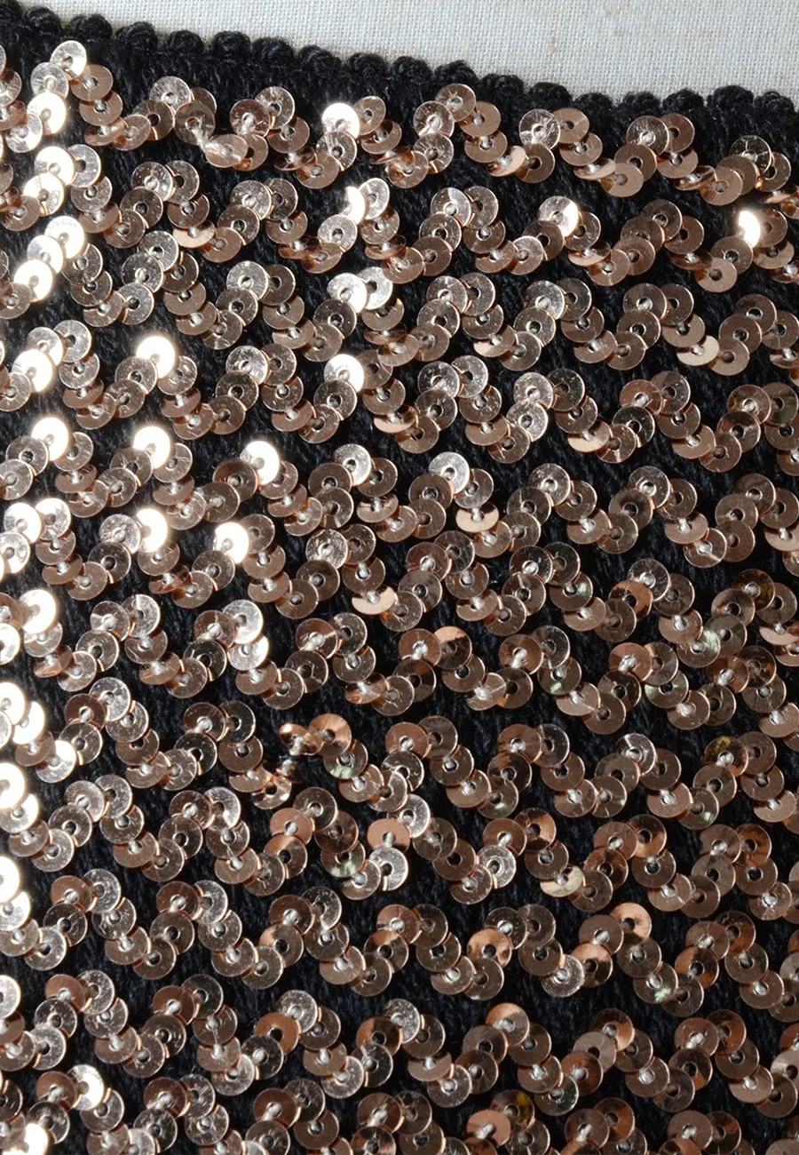 Anna-Kaci Womens Vegas Night Out Sleek Stretch Shiny Sequin Mini Pencil Skirt