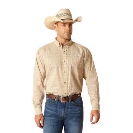 Ariat Men's 360 Air Flow Classic Fit Simply Taupe Shirt