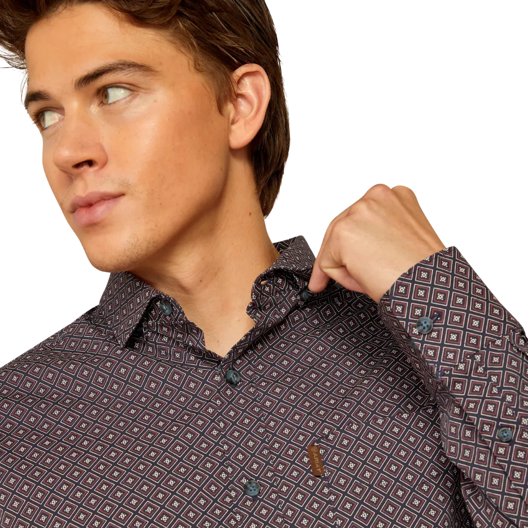 Ariat Men's Mattie Modern Fit Parisian Night Shirt
