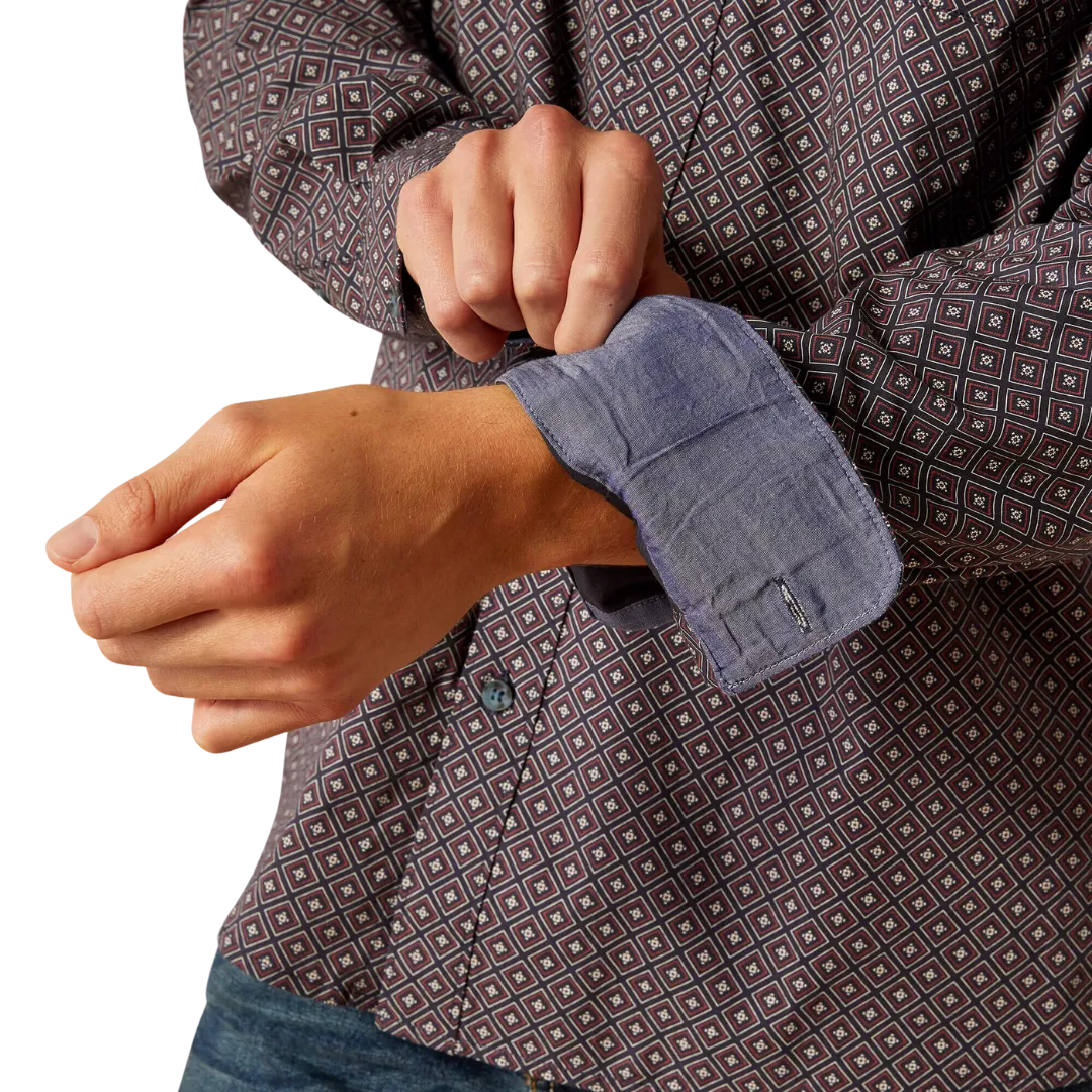 Ariat Men's Mattie Modern Fit Parisian Night Shirt