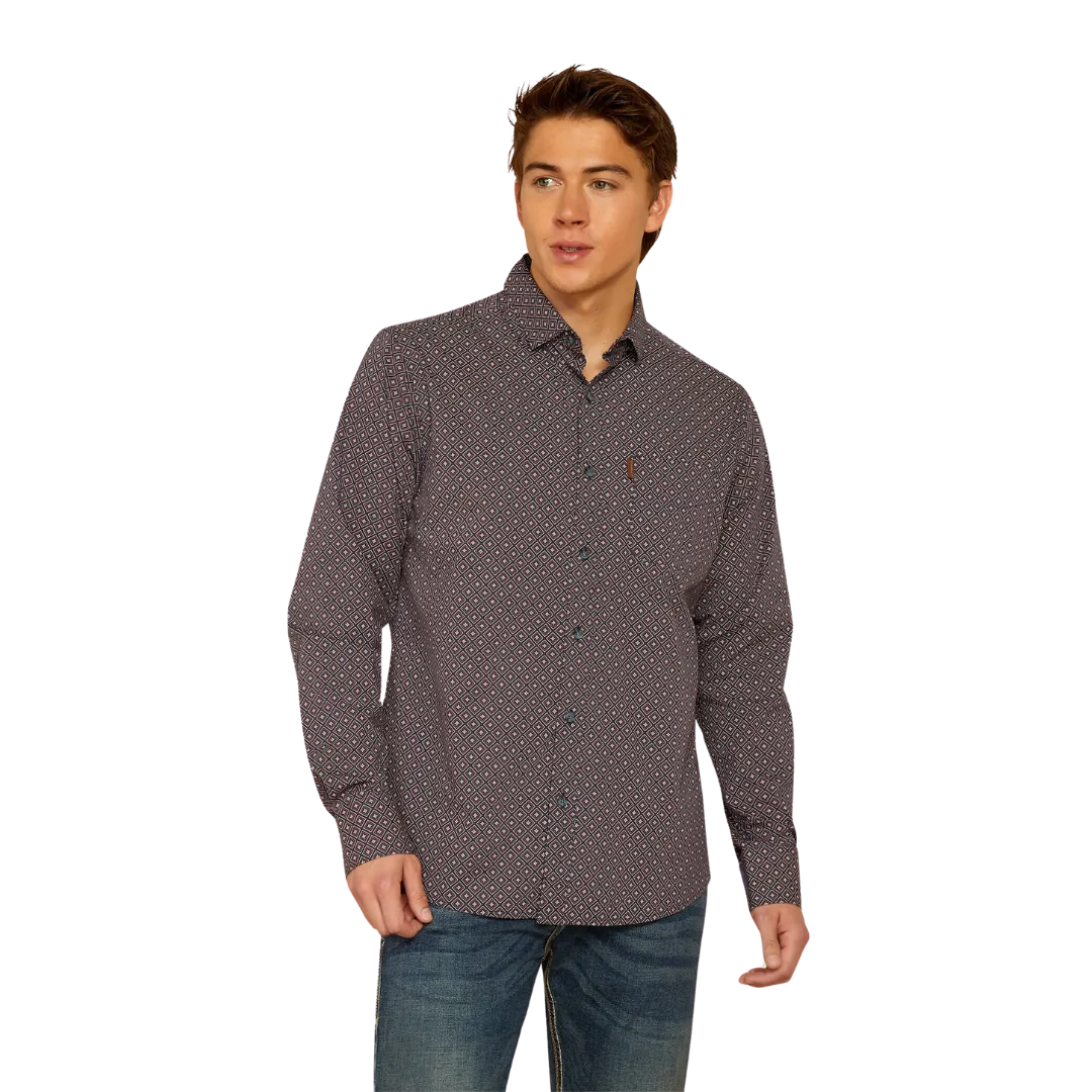 Ariat Men's Mattie Modern Fit Parisian Night Shirt