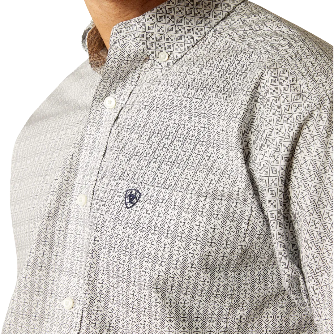 Ariat Men's Reign Classic Fit White Shirt