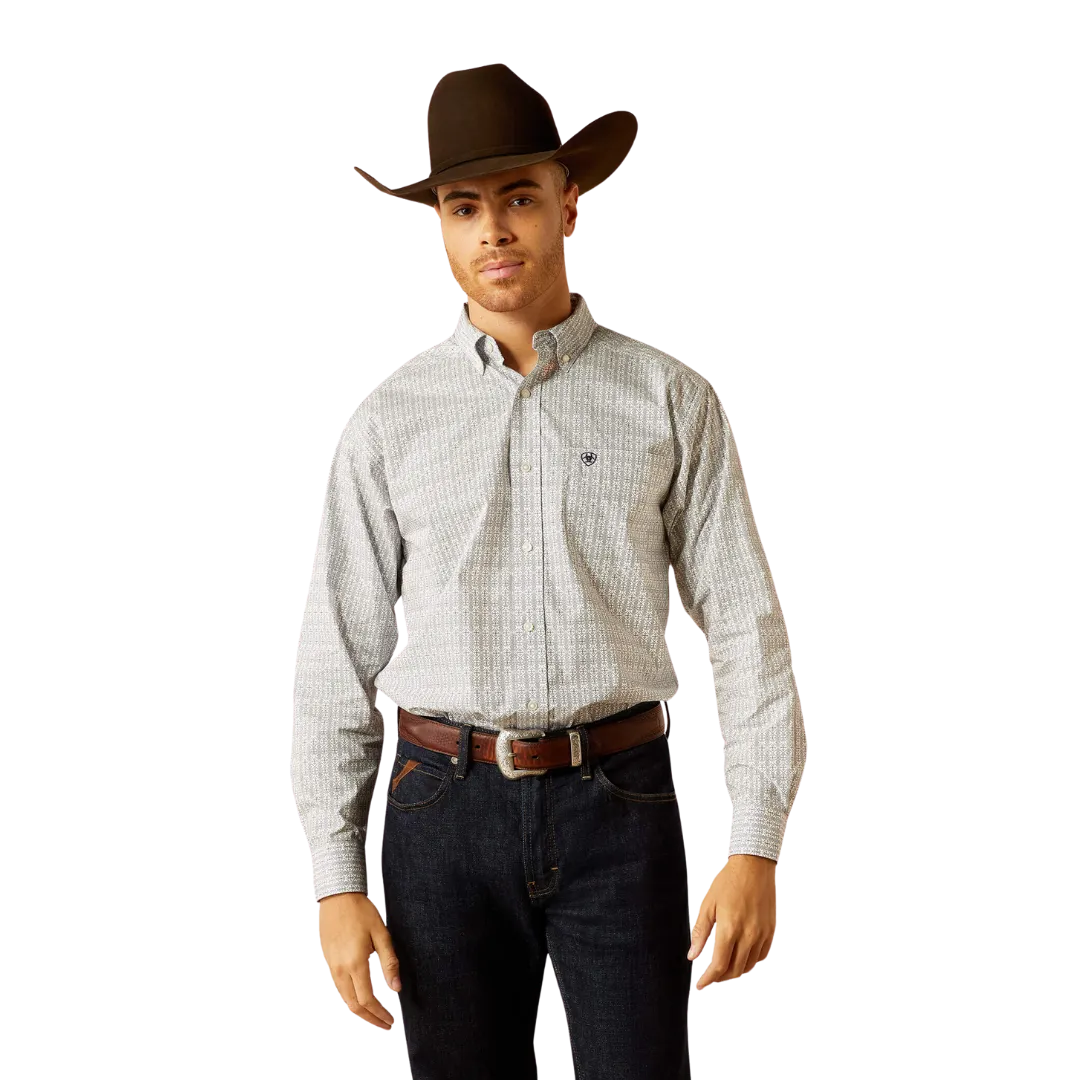 Ariat Men's Reign Classic Fit White Shirt