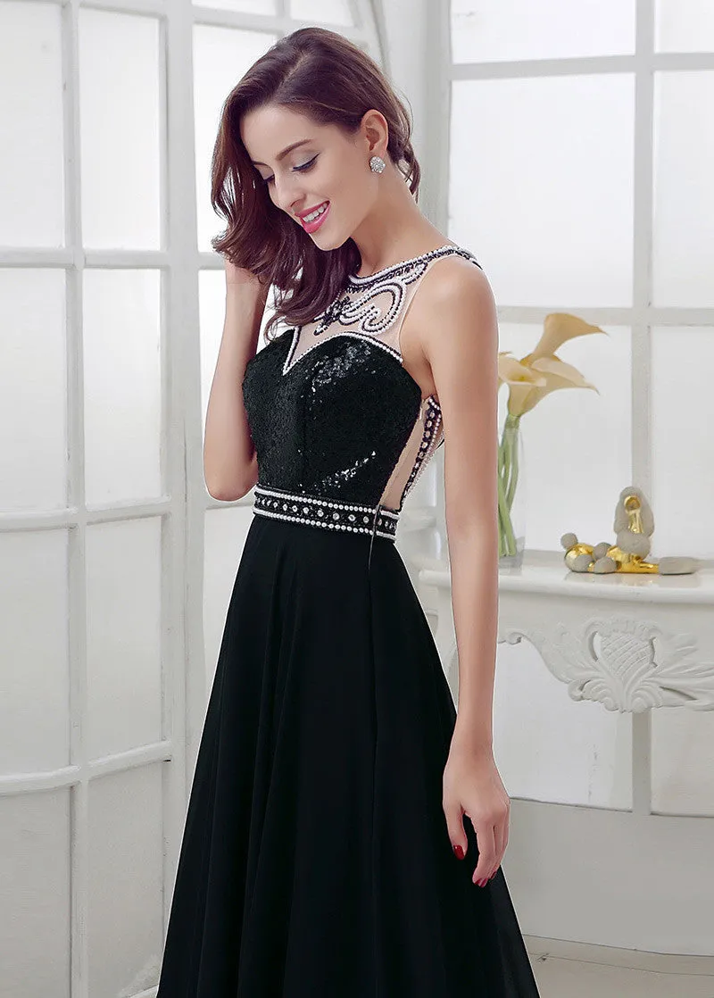 Attractive Black Prom Dress