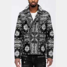 Bandana Leather Jacket (2 Colors)