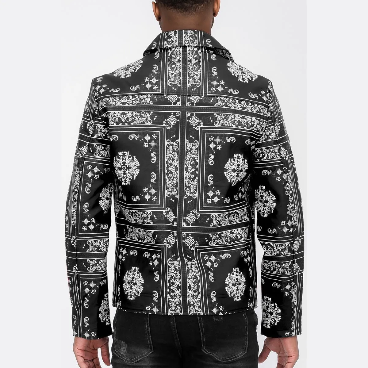 Bandana Leather Jacket (2 Colors)