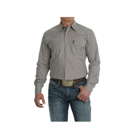 Cinch Men's Modern Fit Western Burgundy Shirt