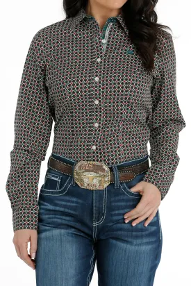 Cinch Women's Button-down Western Multicolor Shirt