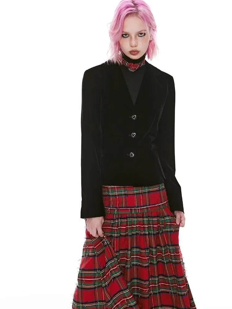 Classic retro style waisted jacket【s0000004972】