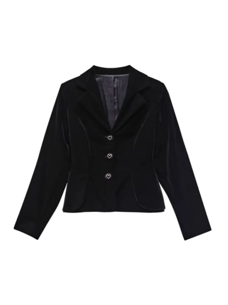 Classic retro style waisted jacket【s0000004972】