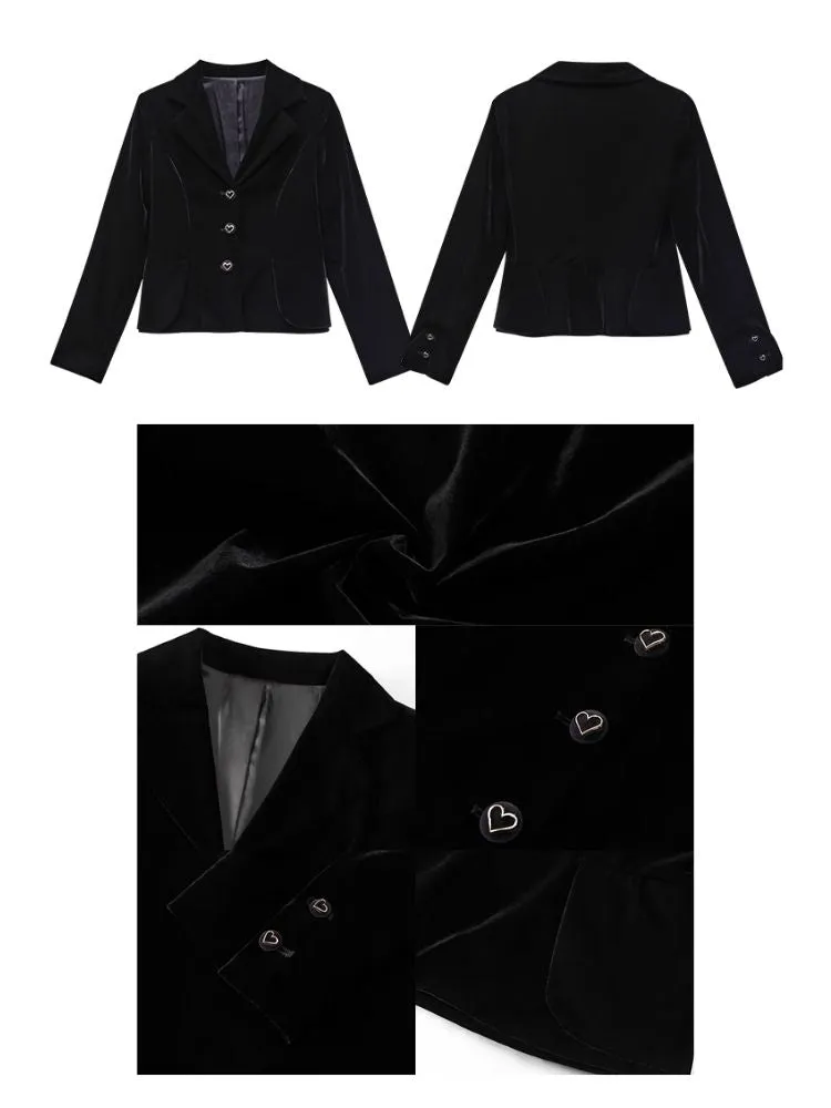 Classic retro style waisted jacket【s0000004972】