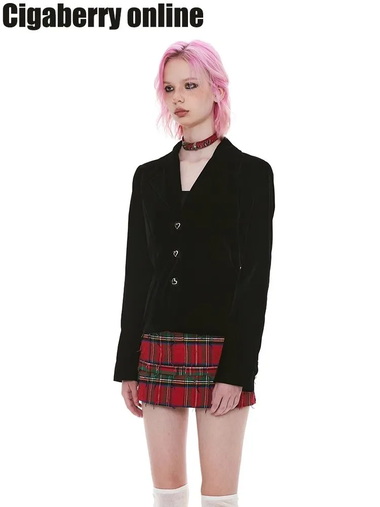 Classic retro style waisted jacket【s0000004972】