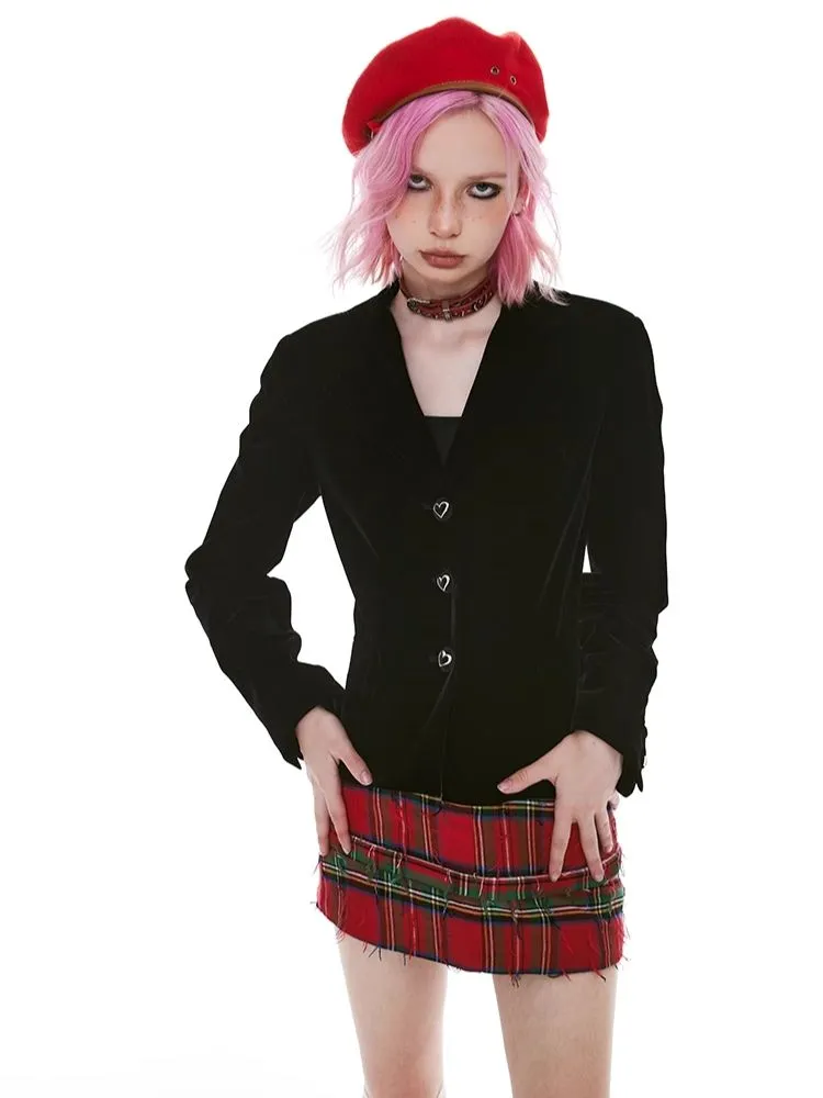 Classic retro style waisted jacket【s0000004972】