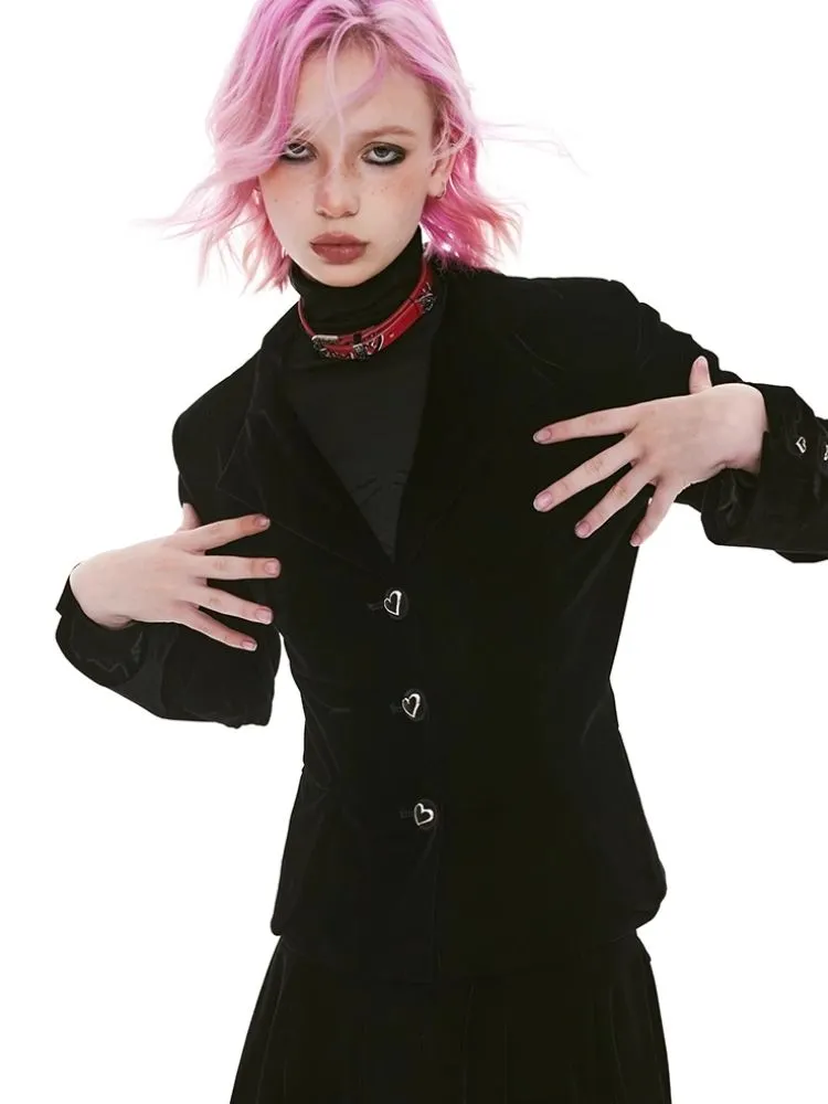 Classic retro style waisted jacket【s0000004972】