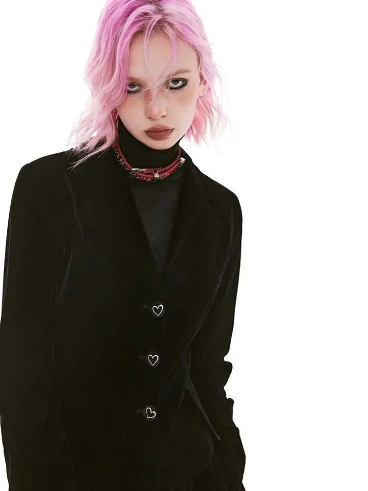 Classic retro style waisted jacket【s0000004972】