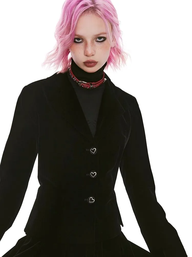 Classic retro style waisted jacket【s0000004972】