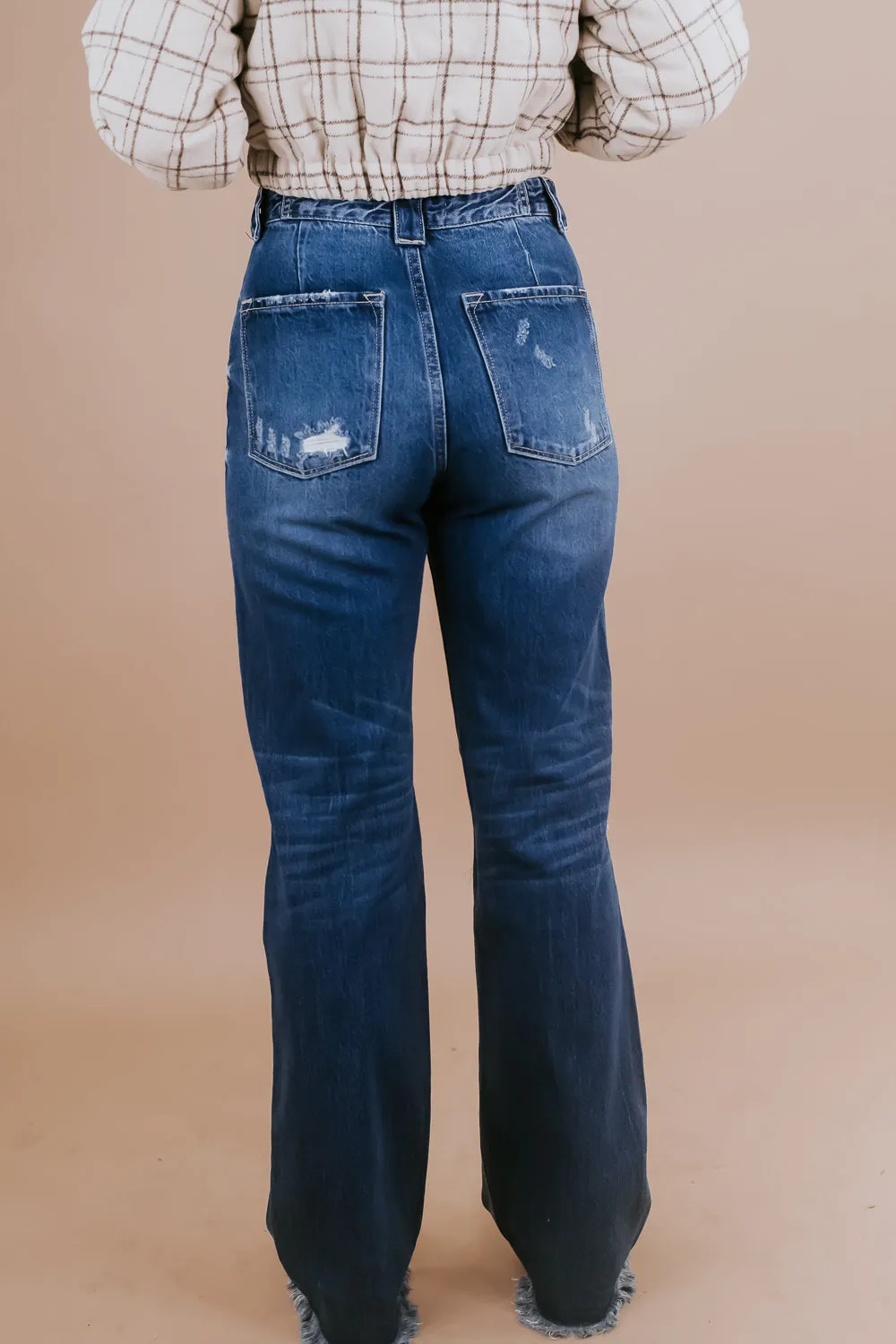 Colton 90's Flare Jean, Dark KANCAN