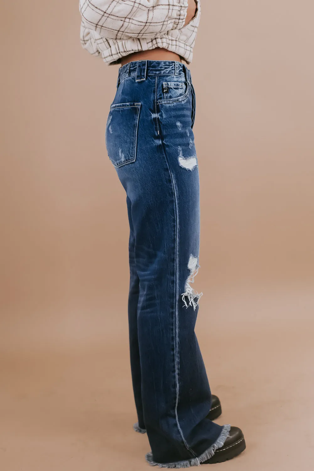 Colton 90's Flare Jean, Dark KANCAN