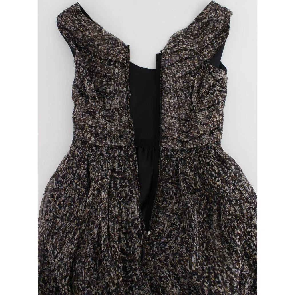 Dolce & Gabbana Glamorous Sequined Silk Full-Length Dress