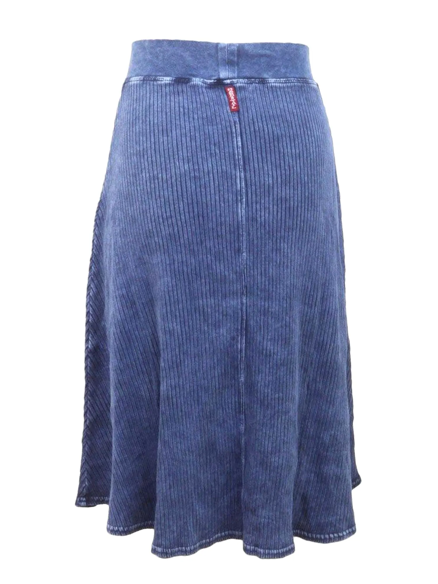 Hard Tail Wide Ribbed Skater Skirt CMR-04