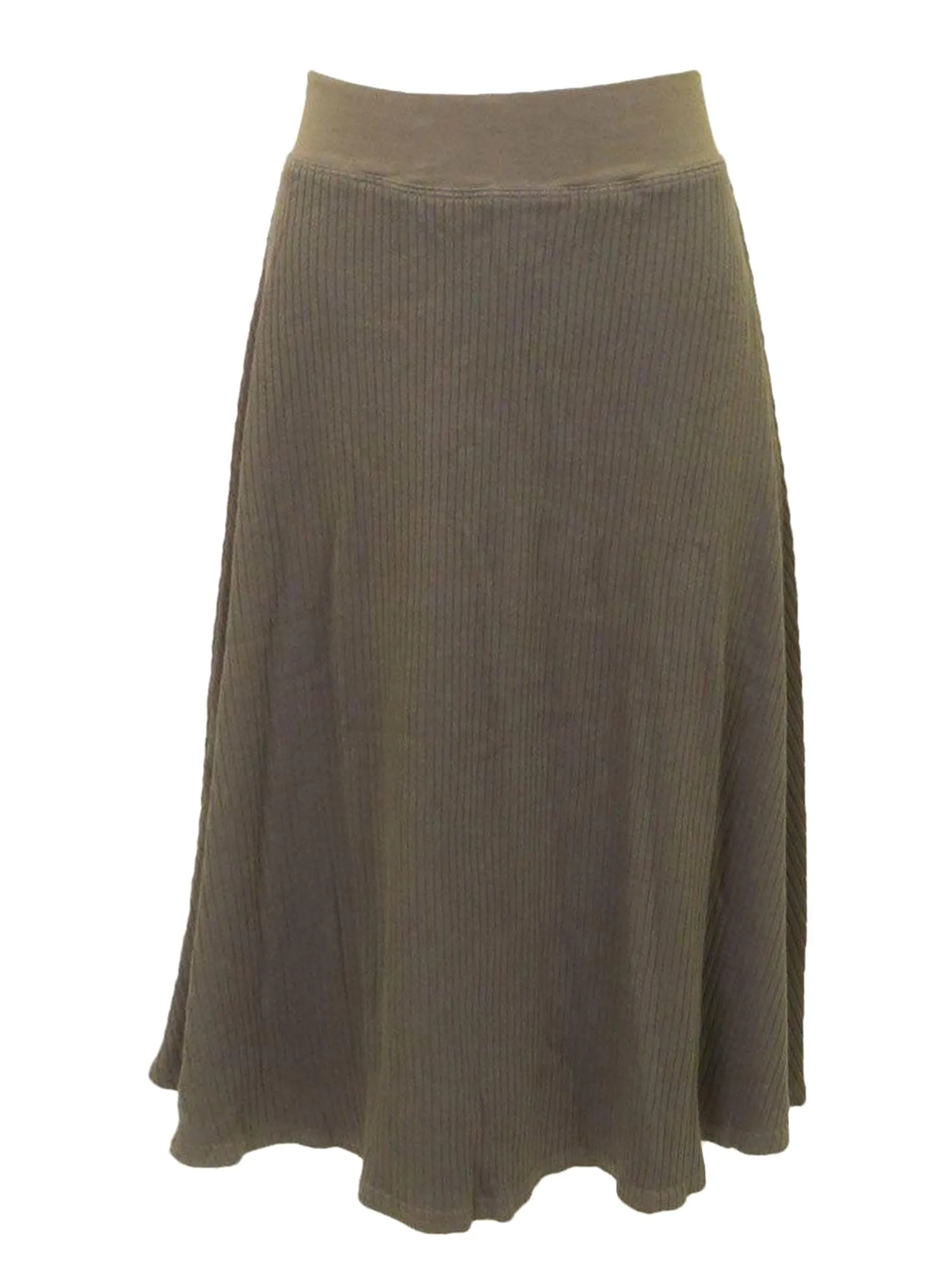 Hard Tail Wide Ribbed Skater Skirt CMR-04
