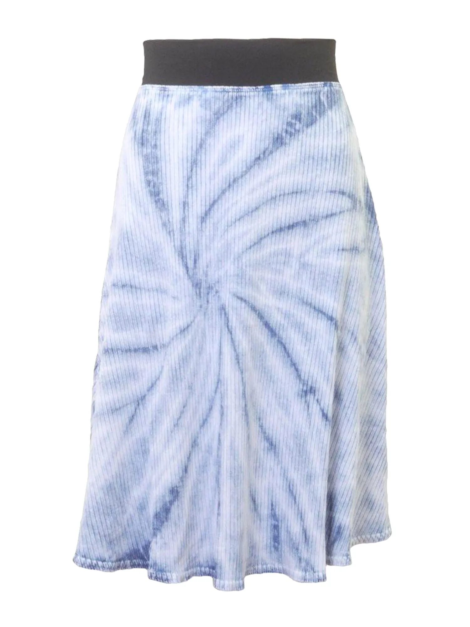 Hard Tail Wide Ribbed Skater Skirt CMR-04