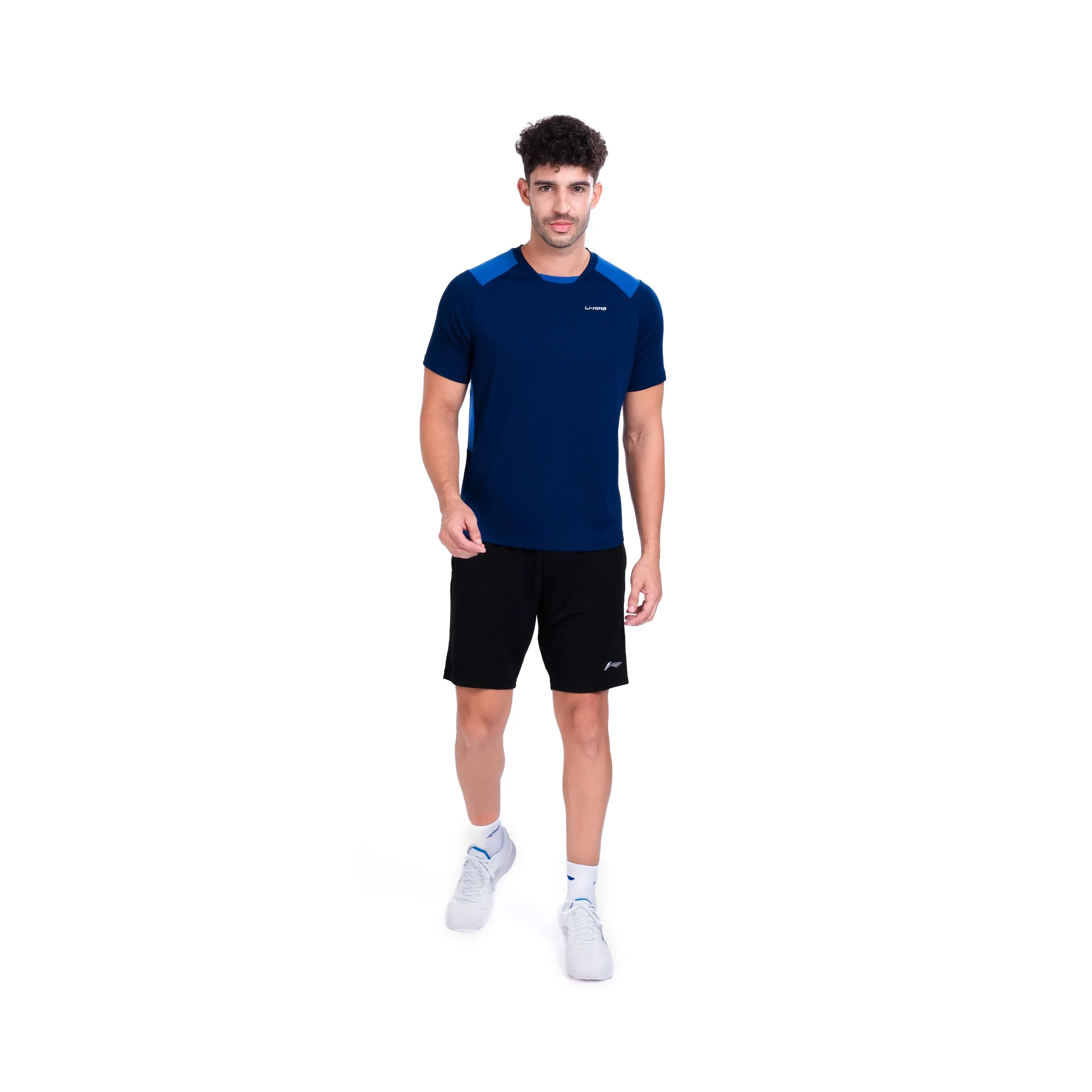 Li-Ning Flip Side T-Shirt (NAVY ; 3XS)