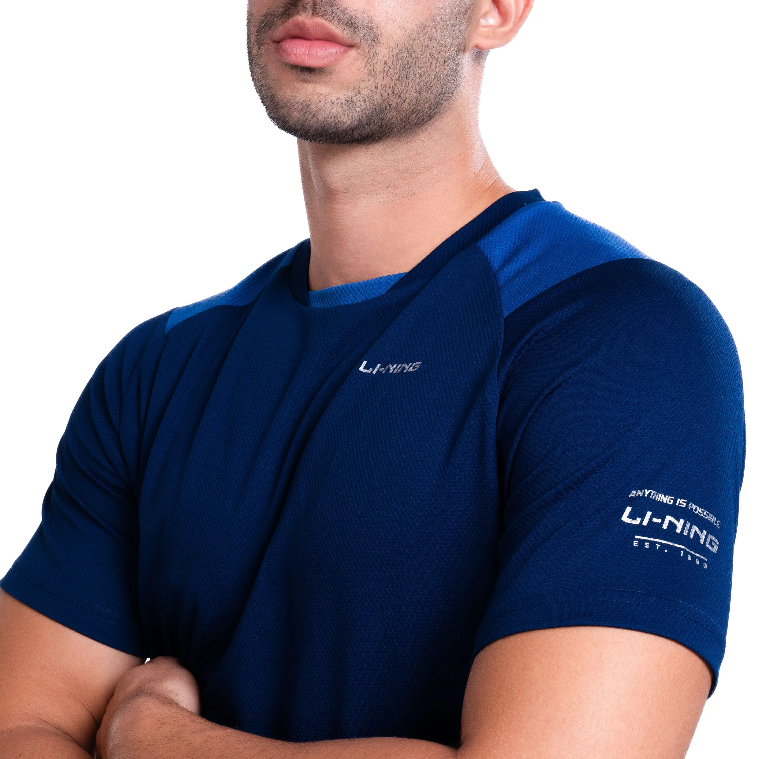 Li-Ning Flip Side T-Shirt (NAVY ; 3XS)