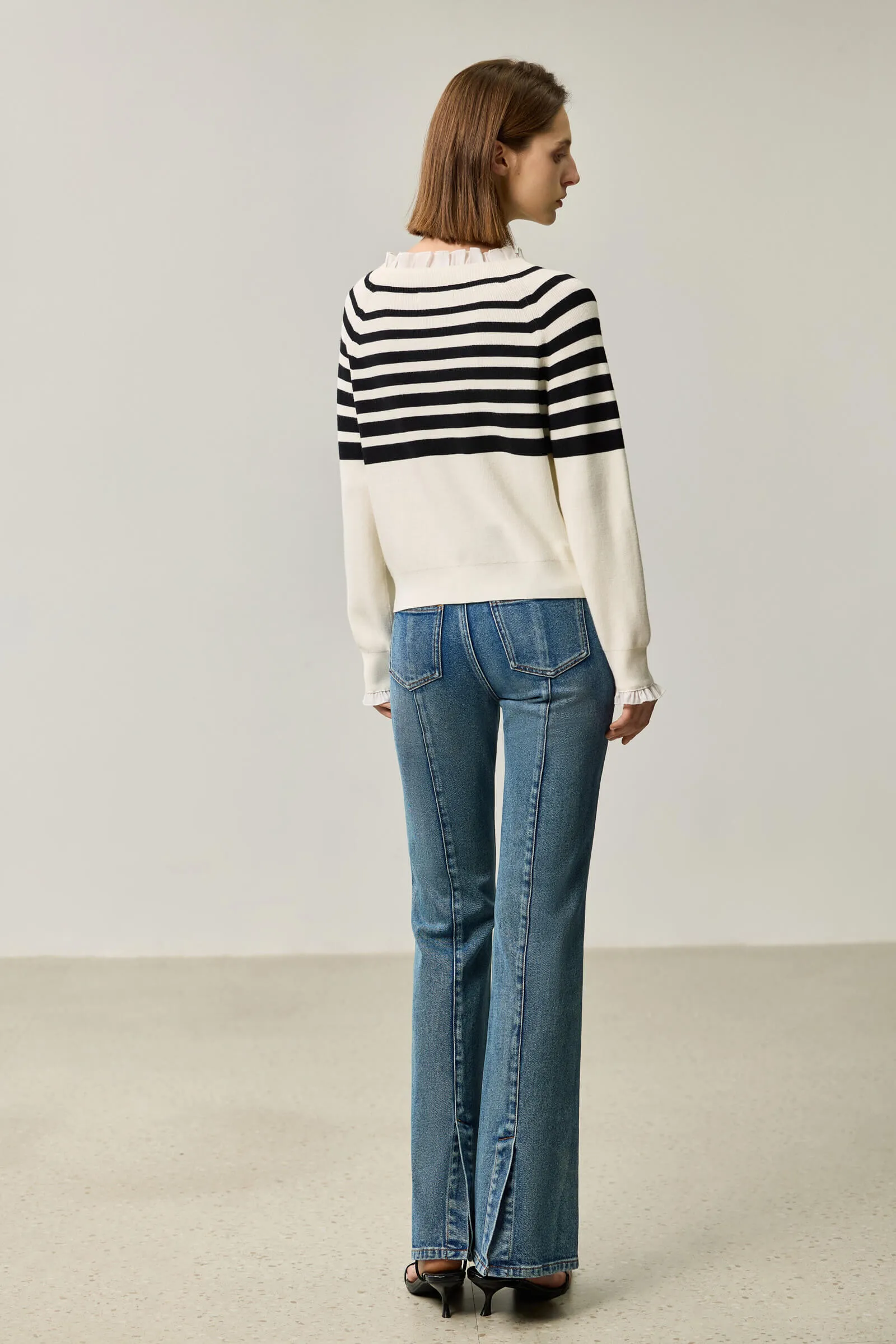LILY French Relaxed Knit Sweater