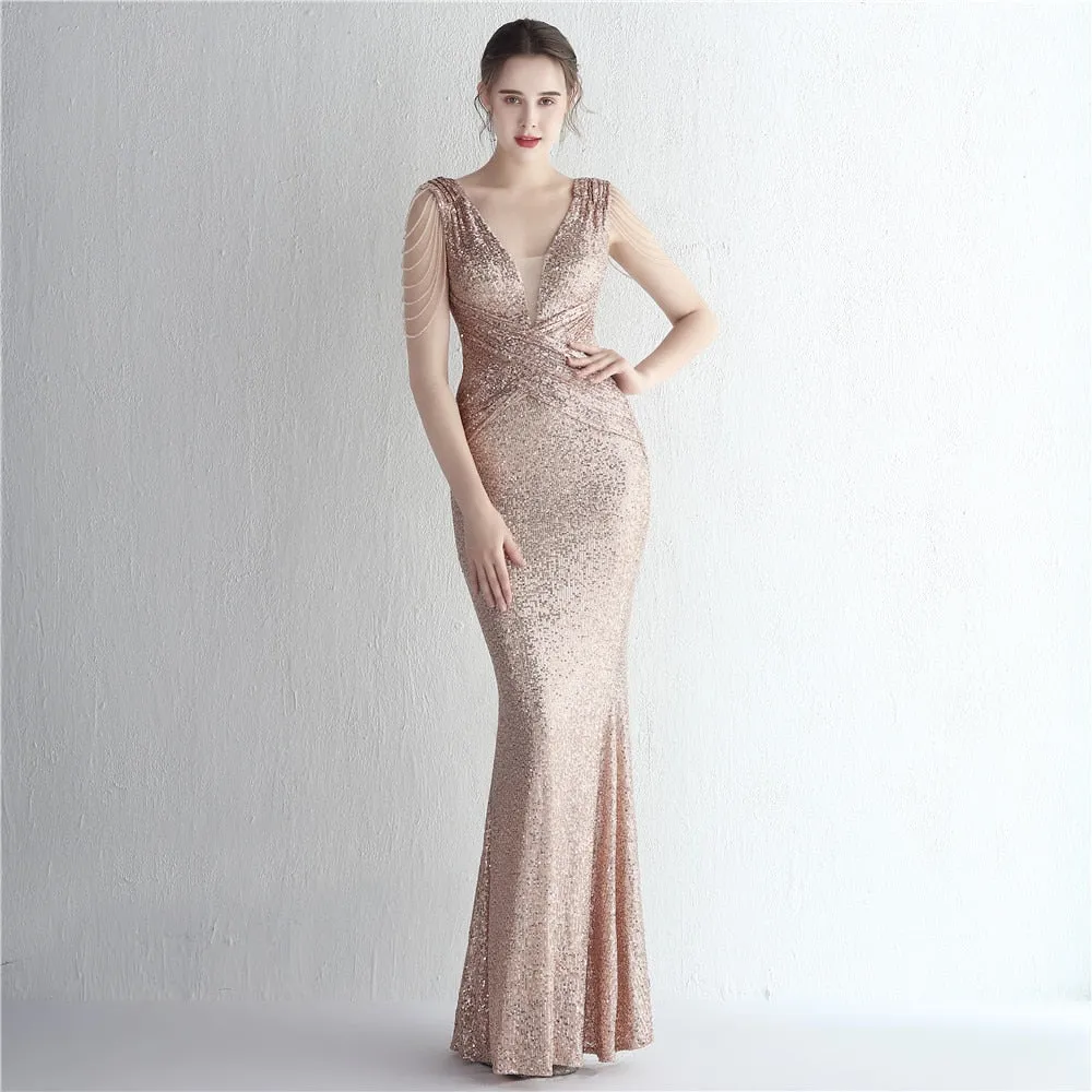Love Me Right Beading Women's Maxi Dress