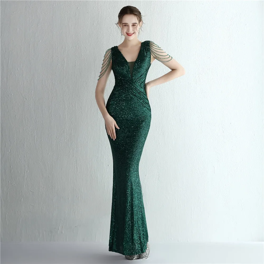 Love Me Right Beading Women's Maxi Dress