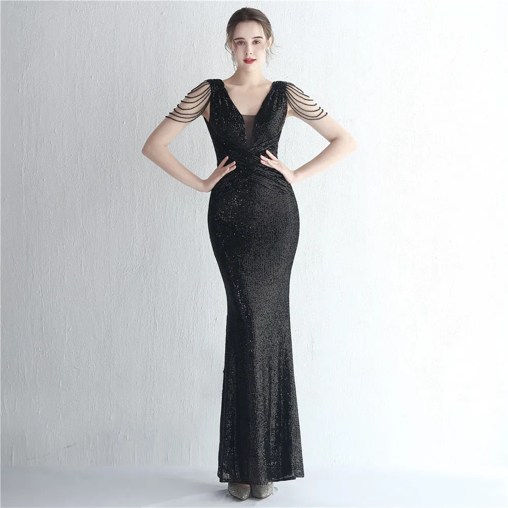 Love Me Right Beading Women's Maxi Dress