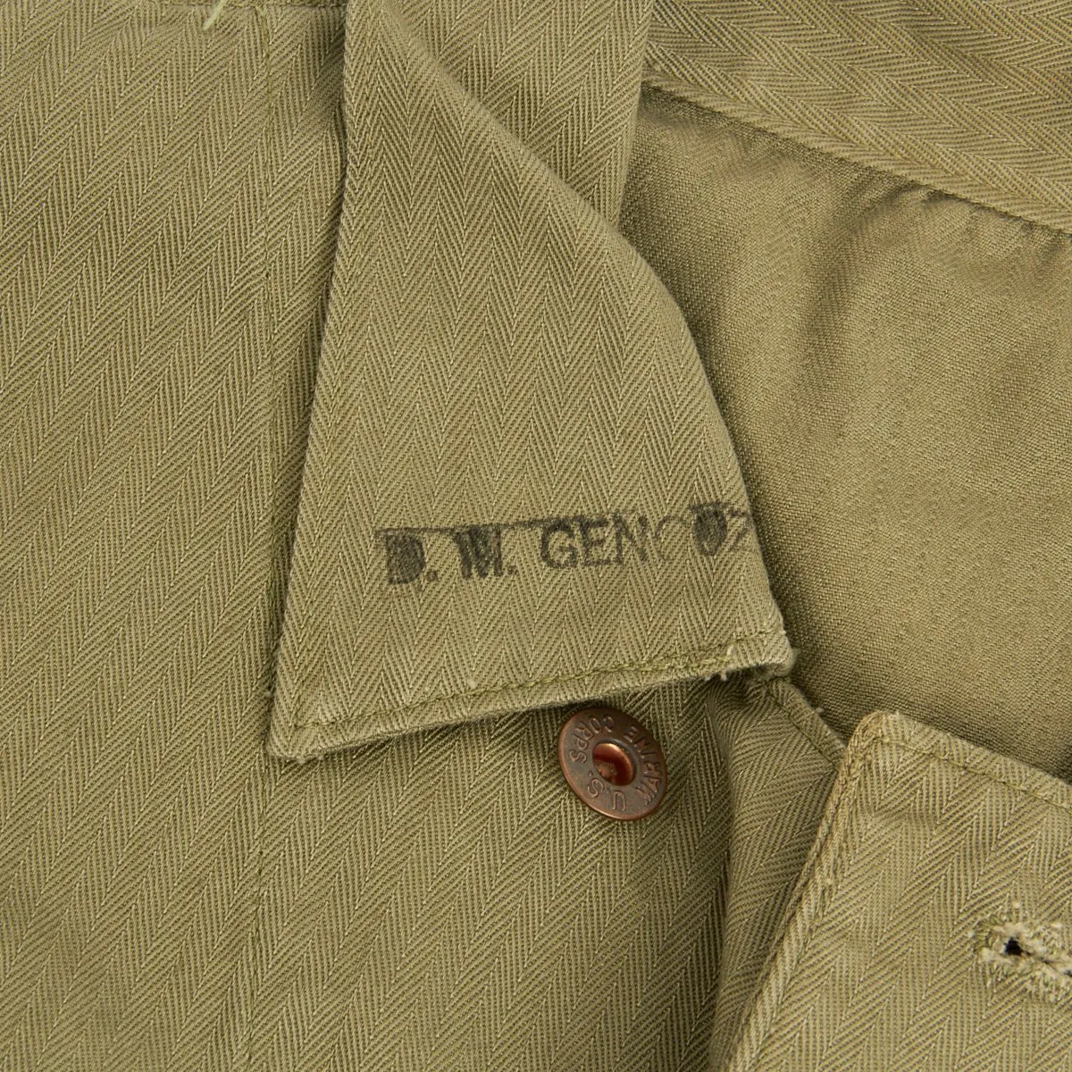 Original U.S. WWII USMC 1st Marine Division Named Grouping