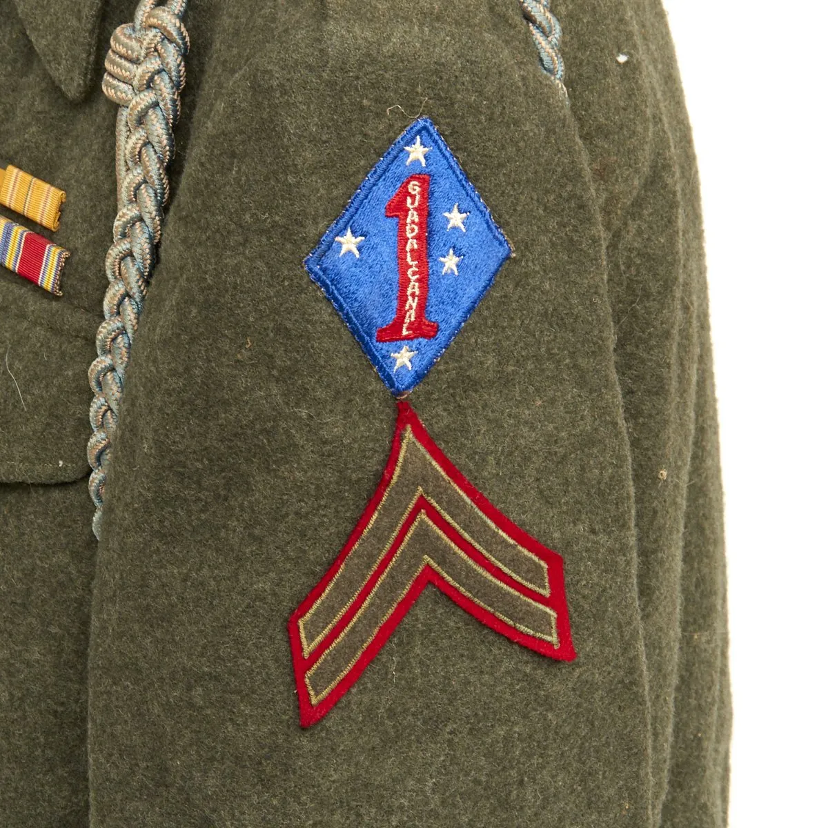 Original U.S. WWII USMC 1st Marine Division Named Grouping