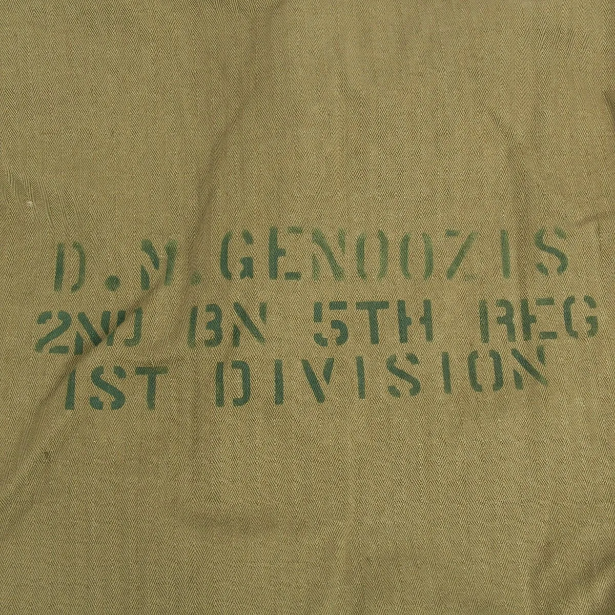 Original U.S. WWII USMC 1st Marine Division Named Grouping