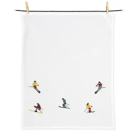 Ski Scene Kitchen Towel