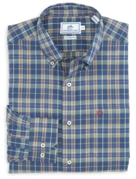 Southern Tide Men's LS High Ropes Plaid Sport Shirt/