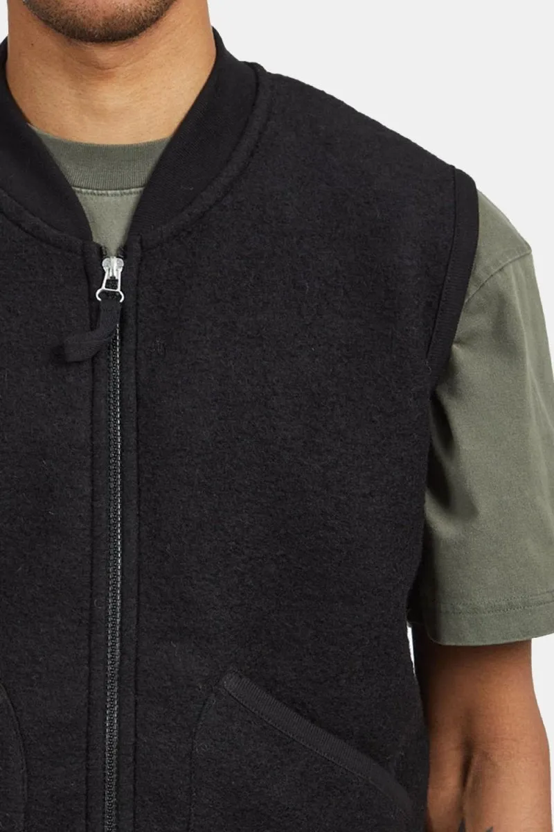 Universal Works Zip Waistcoat (Black)