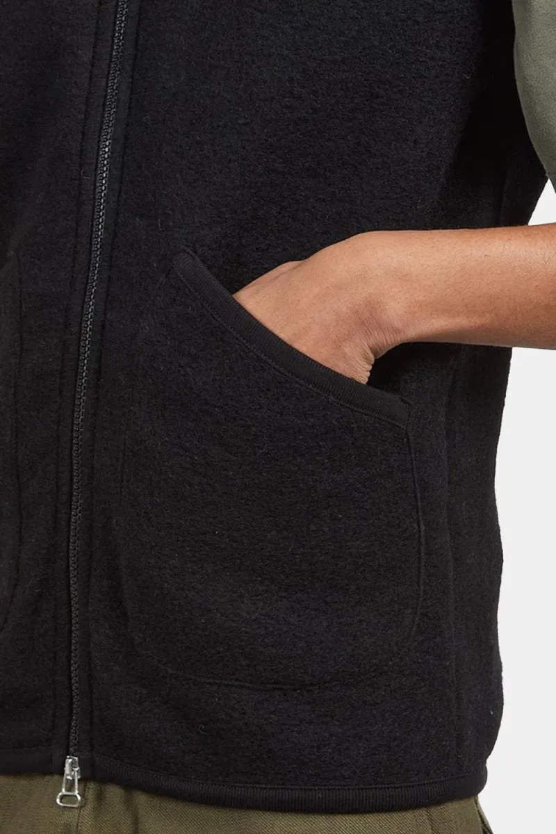 Universal Works Zip Waistcoat (Black)