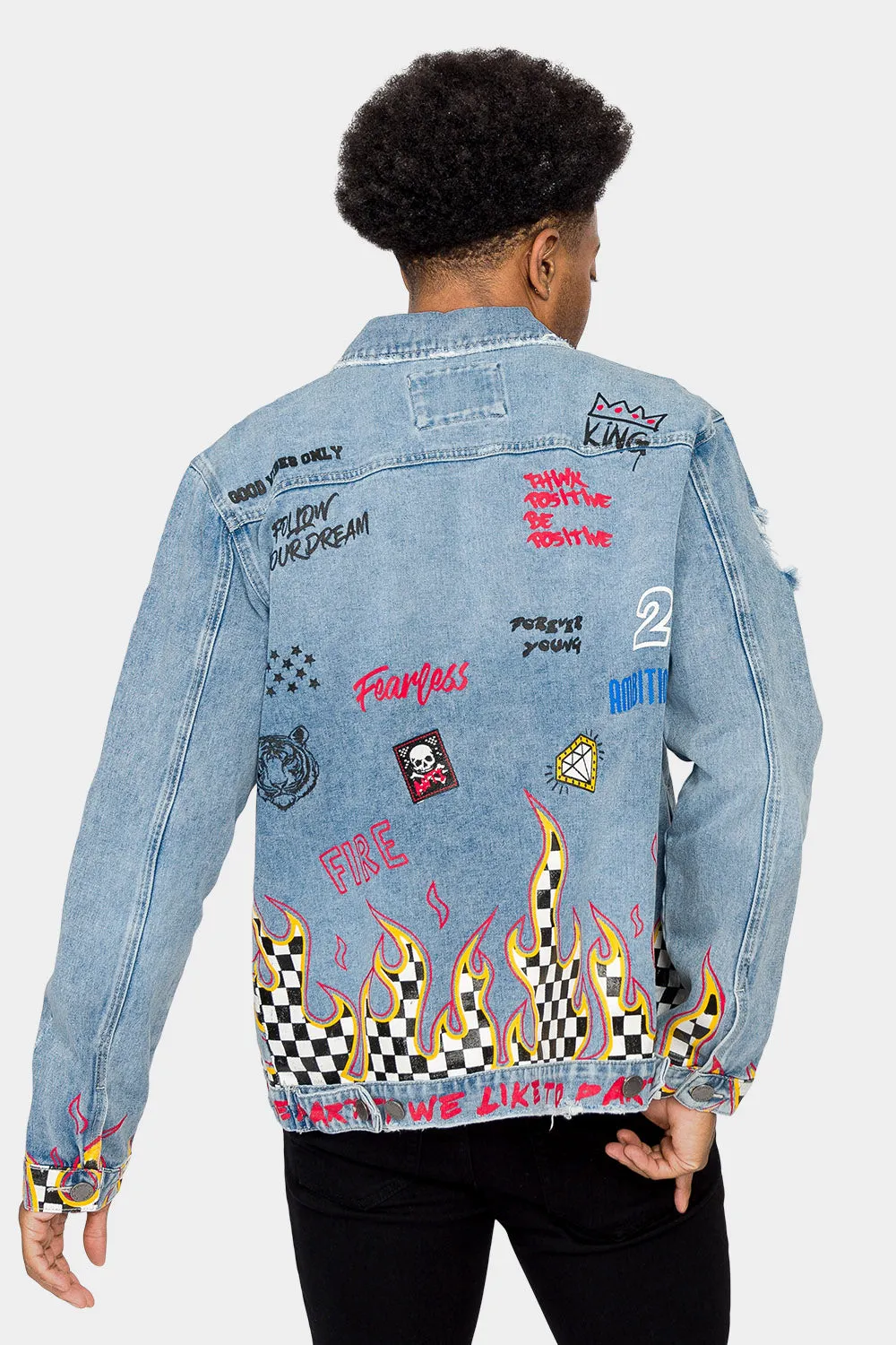 We Like To Party Denim Jacket