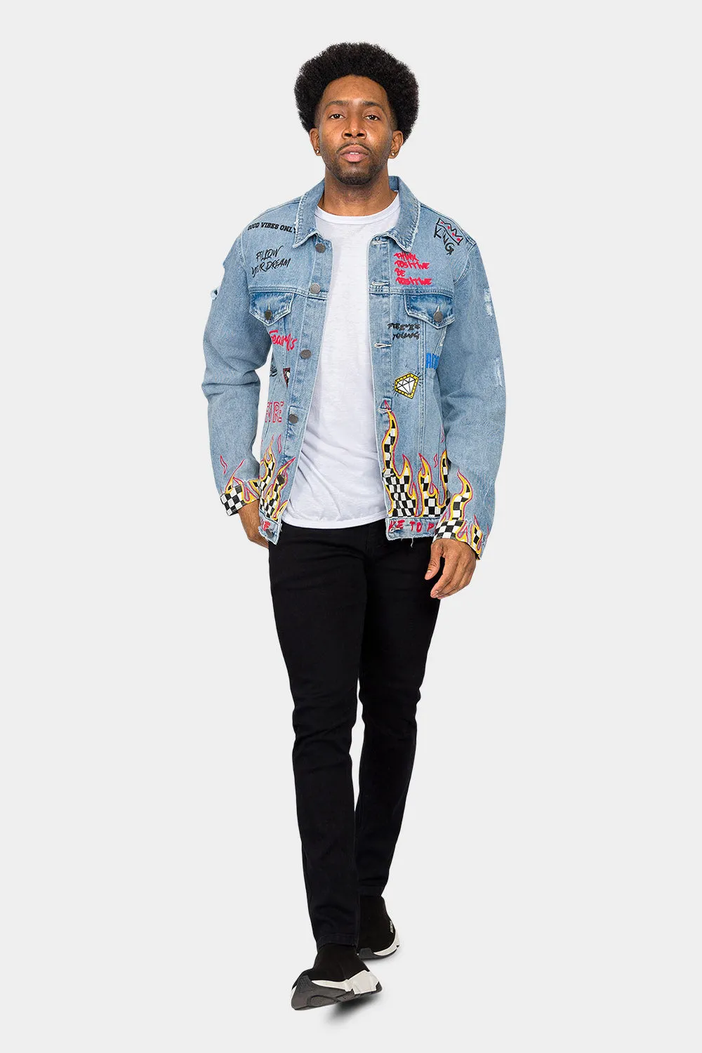 We Like To Party Denim Jacket