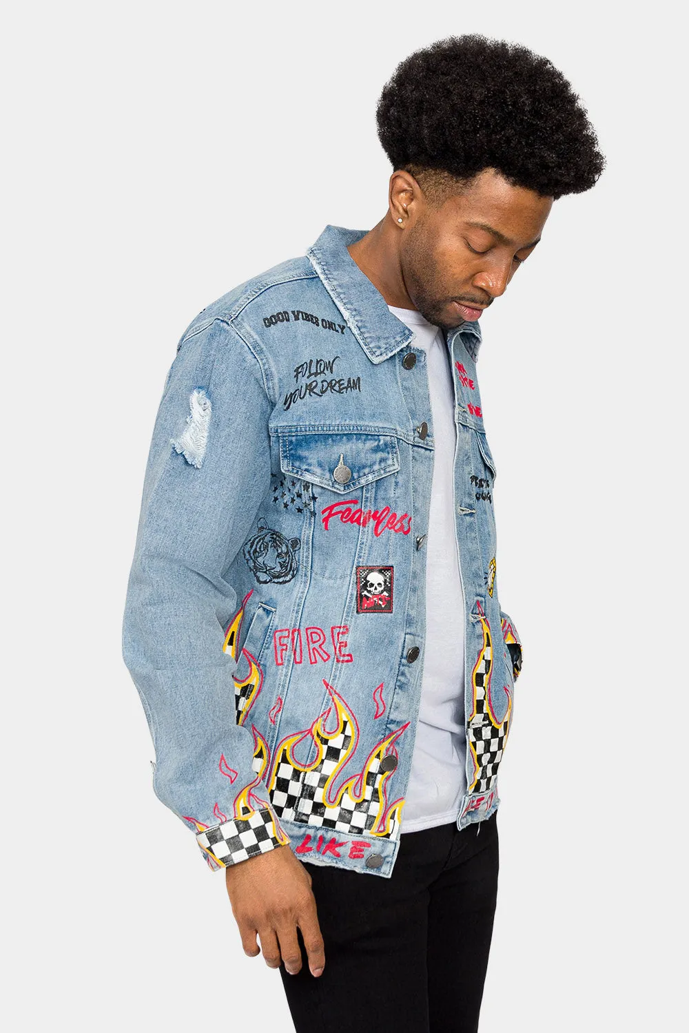 We Like To Party Denim Jacket