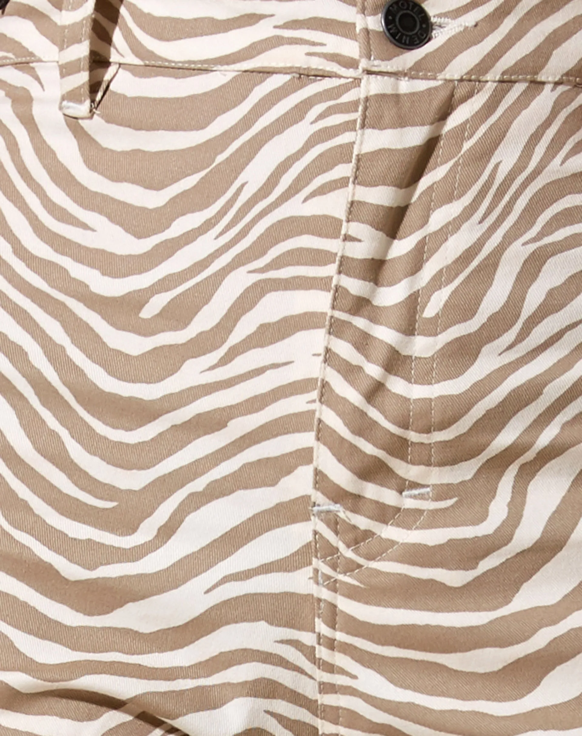 Zoven Flare Trouser in Tonal Zebra